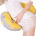 Phụ nữ mang thai gối bên hông gối ngủ Hình chữ U Gối nâng bụng ngủ Gối bà bầu mang thai gối mùa hè - Nguồn cung cấp tiền sản sau sinh