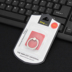 BEHRinger long lanh bột vòng khóa dán loại chống rơi cho iPhone lười biếng điện thoại di động phổ khung nhẫn - Nhẫn nhẫn vàng 18k Nhẫn