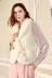 Emma Peggy lông mới sản phẩm nhập khẩu nước đầu tiên 貂 waist vest eo không tay áo vest trắng nữ da lộn - Faux Fur