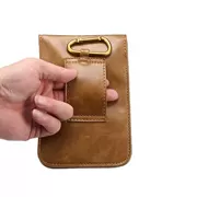 2018 mới 5-6 inch thời trang giản dị túi điện thoại di động người đàn ông mặc túi vành đai dọc đoạn vai đeo thực sự bắn túi