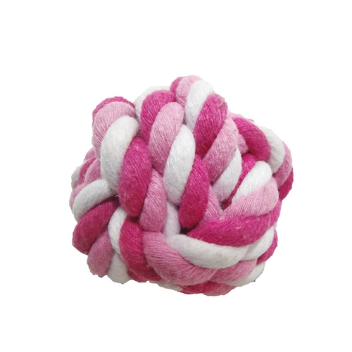 Pet Dog красочная хлопчатобумажная веревка игрушка баллон хлопковой веревка тканые игрушки шлифование шарико