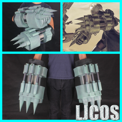 taobao agent [LJCOS] Neil: Mechanical Era of Yulha 2B Back Back Hand -Armor COSPLAY prop