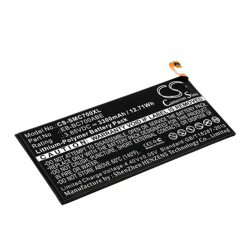 [CameronSino подходит для Samsung/ Galaxy C7 Duos батарея EB-BC700ABE]