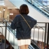 Áo khoác denim nữ rộng rãi 2019 xuân hè mới phiên bản Hàn Quốc của quần lửng ống rộng gió bf ngắn của sinh viên áo phao nữ dáng ngắn cao cấp Áo khoác ngắn