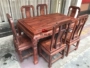 Boutique Barry Dalbergia Nội thất Redwood Lào Red Rosewood Bàn ăn hình chữ nhật Chi nhánh hoa Ming và Qing kết hợp bàn cổ điển - Bộ đồ nội thất mau giuong go dep