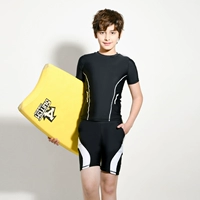 Детские раздельные штаны, летний жакет, купальник для мальчиков для школьников для плавания, короткий рукав, защита от солнца