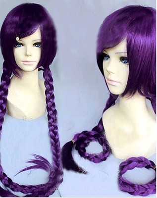 taobao agent Purple ponytail, wig, 1m