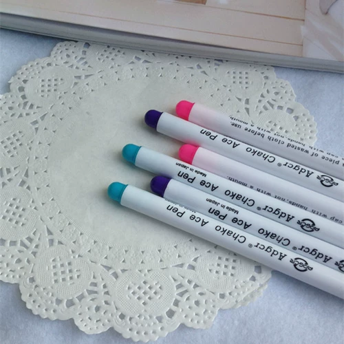 Белые розовые сиреневые синие цветные карандаши, DIY