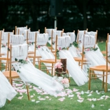 Gaomi Oujian Свадебный фон марли свадебной спины тип подписи, чтобы войти в систему, чтобы организовать свадебное украшение на открытом воздухе.
