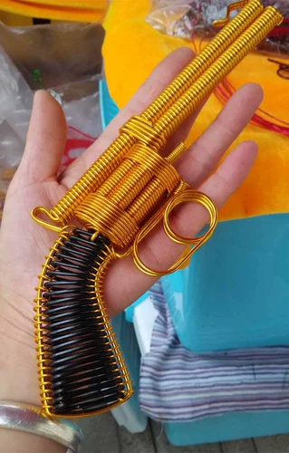 Пистолет, модель пистолета, плетеная металлическая фигурка, игрушка, «сделай сам», оптовые продажи