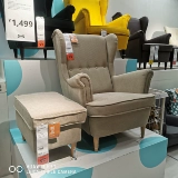 Ikea Oneric Покупка Ikea Sijia Meng Маленькая квартира гостиная одиночное диван диван диван Академия заднее кресло Столетное кресло кресло