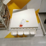 Ikea домашние покупки боковой журнальный столик Lax маленький квадратный стол