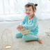 Đồ lót phù hợp với mùa xuân và mùa thu trẻ em mùa thu quần áo bé trai đồ ngủ cotton quần áo nữ bé quần áo mùa thu shop đồ trẻ em Quần áo lót