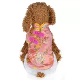 Собака Новый год Одежда осень и зима плюс флисовые домашние животные поставляют женский жилет для женского костюма, вышитая одежда для щенка