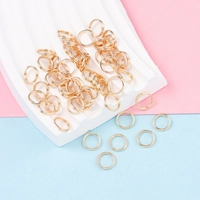 8 мм золотой двойной круг 100