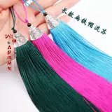 Шелковое ювелирное украшение с кисточками, ретро ткань ручной работы, аксессуар