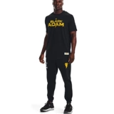 Андма UA Project Rock Men's Men's Men's Training Sports Short -Sleeed T -Fork 1377757