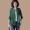 Quần áo hàng hoá ban đầu kích thước lớn Hàn Quốc giản dị thêu đồng phục bóng chày áo khoác ngắn chất béo MM của phụ nữ mùa thu mới O705 áo kiểu trung niên hàn quốc