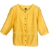 Áo chống nắng cho mẹ bằng vải lanh mỏng hàng đầu cho phụ nữ áo len mới - Áo khoác ngắn Áo khoác ngắn