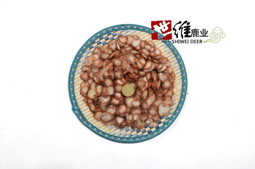 Джилиновые таблетки оленей оленя могут быть сопоставлены с ломтиками оленей, пропитанные винными оленями Чемпион 100 юаней 100 граммов бесплатной доставки
