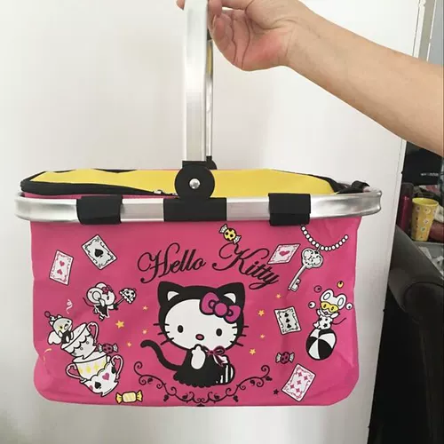 Nuby, мультяшный складной термос, кунжутное масло, портативная корзина, сумка для льда, сумка для хранения