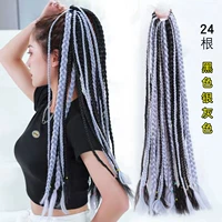 Смешивание и матч-черный+корни серебра-серых-24