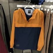Áo khoác nam Benny Road mùa thu và mùa đông SK mới hình học màu sắc phù hợp với một nửa dây kéo áo trùm đầu áo gió 28837553