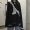 Mapogo 18 Hàn Quốc bf retro lỗ rách bên trong một chiếc áo sơ mi chạm đáy hoang dã áo thun dài tay học sinh nam và nữ - Áo phông dài