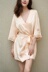 NT mùa xuân và mùa hè mỏng sexy thêu ren áo ngủ đồ ngủ dịch vụ nhà Nhật Bản áo choàng tắm áo choàng tắm băng lụa đồ ngủ nữ mùa hè Night Robe