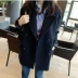 Mùa thu và mùa đông gió đại học áo len ngắn nữ phiên bản Hàn Quốc của bộ đồ đi lại mới của phụ nữ áo len hoang dã thủy triều - Áo Hàn Quốc
