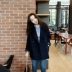 Mùa thu và mùa đông gió đại học áo len ngắn nữ phiên bản Hàn Quốc của bộ đồ đi lại mới của phụ nữ áo len hoang dã thủy triều - Áo Hàn Quốc