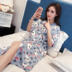 Đồ ngủ của Phụ Nữ Mùa Hè Hàn Quốc Sinh Viên Tươi Ngắn Tay Áo Bông Dễ Thương Kimono Đồ Ngủ của Phụ Nữ Home Dịch Vụ Nightdress Áo Ngủ Night Robe