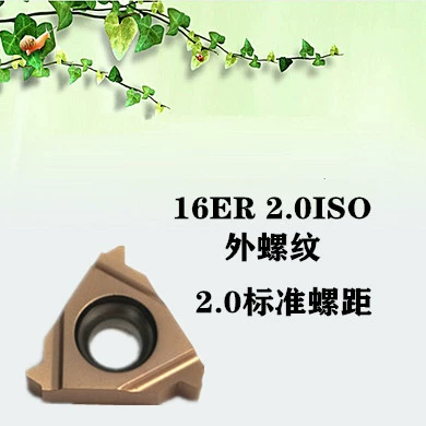 CNC ren ngoài lưỡi dao 16ER AG60/2.0/1.5 đầu dao thép vonfram hạt dao tiện dụng cụ ren dao xoay dao cnc gỗ dao cắt cnc Dao CNC