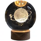 12 -Year -Sold Store более 20 цветов солнечной системы солнечной системы Светящий хрустальный мяч Girl Starry Sky Glass Ball Cosmic Galaxy