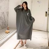 Хлопковая осенняя пижама, брендовая зимняя длинная юбка, длинный рукав, популярно в интернете