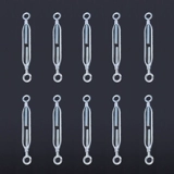 Оо -тип двойной циркун открытый корпус Цветочный винт Винт Стальные проволоки веревочные канаты Galvan Orchid Bolt Цветочный синий плотная плотная нить.