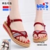 Việt Nam nhập khẩu mới chính hãng dép đế bằng phẳng giày cao gót nữ phẳng dép đi biển giải trí lội không thoải mái dép - Sandal