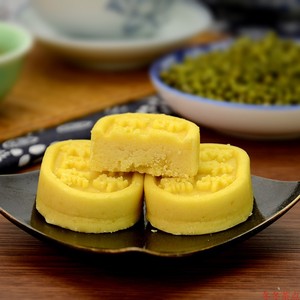 上海特产老香斋多口味绿豆糕500g