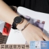 S999 tinh khiết bạc vài vòng tay một cặp người đàn ông và phụ nữ Hàn Quốc phiên bản của sinh viên đơn giản vòng đeo tay có thể được chữ mở sterling bạc vòng đeo tay