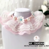 Милый аксессуар, ожерелье, кружевной чокер, нагрудник, шарф с бантиком, слюнявчик