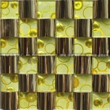 Металлическая самоклеющаяся мозаика из нержавеющей стали, головоломка на стену