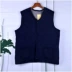 Áo vest nam nam dày cardigan trung niên vest nam không tay vest mùa đông áo len cổ chữ V áo thun lót nam đẹp 2021 Áo vest