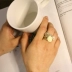 Nhẫn nữ 99 cara cá tính thời trang khí chất đơn giản tăng vòng hoa gió quốc gia cổ điển thích hợp chỉ số nhẫn ngón tay UL - Nhẫn nhẫn cưới vàng trắng Nhẫn