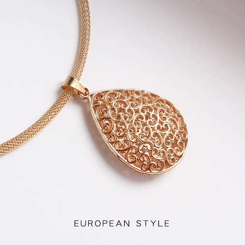 Ожерелье, подвеска, модная цепочка до ключиц, 99 карат, европейский стиль