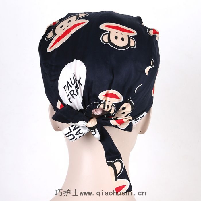 Reactive printing operating room nurses doctors working cap dust cap hat cap food machinery factory workers turban cap