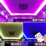 Светодиодная светодиодная лента, супер яркая потолочная уличная лампа для гостиной, три цвета, 220v