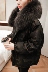 2018 mùa đông mới Hàn Quốc phiên bản của phần dài của cổ áo lông thú lớn xuống áo khoác nữ lỏng dày lên để vượt qua ngụy trang áo triều