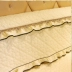Shen Mu Continental bông dệt giường váy ren cộng với khăn trải giường cotton dày Simmons mảnh tay áo ruffle - Váy Petti Váy Petti