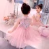 Váy bé gái mùa hè 2019 trẻ em mới dành cho bé váy mùa hè công chúa váy bé gái ngoại quốc - Váy
