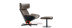 Bắc âu thiết kế nội thất Lounge Chair giải trí ghế ngồi có thể ngả da duy nhất ghế xoay Đồ nội thất thiết kế